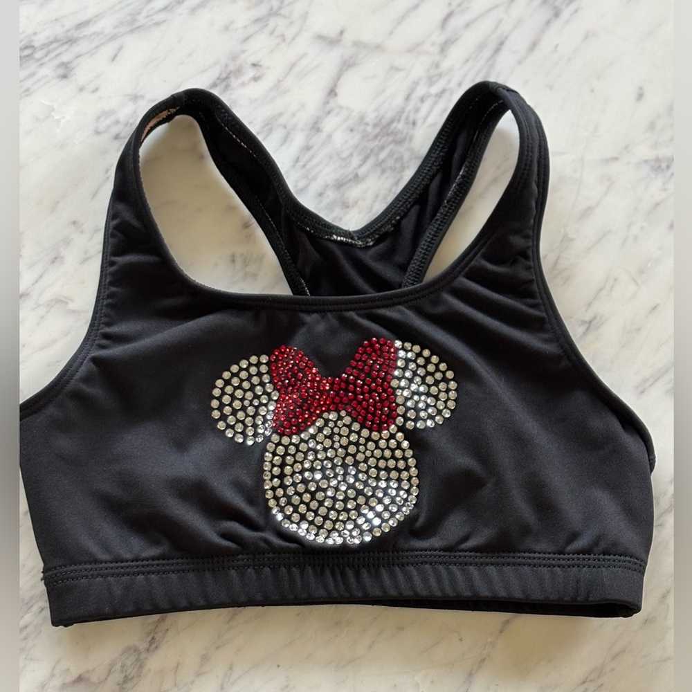 Disney Black and Red Minnie Mouse Tank Top
